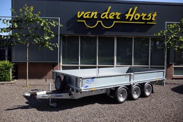 Ifor Williams LM plateauwagen 3-asser tridem ZEER STERK, Nieuw