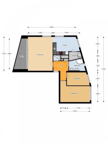 Te Huur 3 Kamer Appartement Spitsbergen In Almere, Direct bij eigenaar, Almere, Appartement, Almere