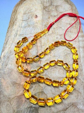 Baltisch barnsteen - Barnsteen - Rosary tasbih transparent