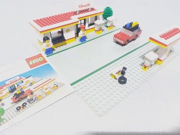 Lego Set - 377 - City, Classic Town - Shell benzinepomp -, Nieuw