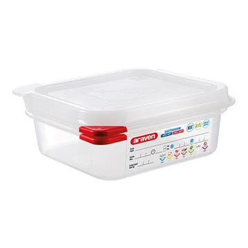 Voedseldoos | 1.1L | 1/6GN | 176x162x65(h)mm Araven, Verzenden, Nieuw in verpakking
