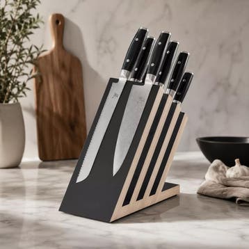 Yaxell Ran Messenset – 7-delig – Beukenhouten Magnetisch, Ophalen of Verzenden, Nieuw, Hout