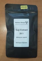 Goji Extract - 100 Vegan Capsules a 400mg, Verzenden, Nieuw, Poeder of Drank
