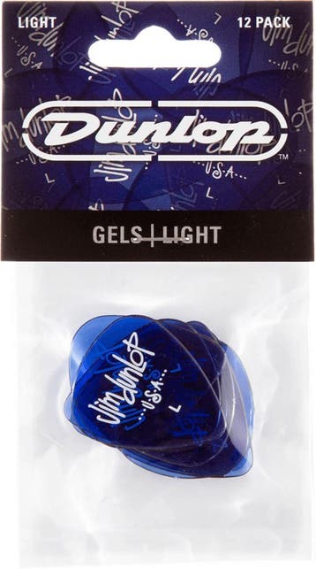 Jim Dunlop 486PLT Gels plectrum light 12-pack, Muziek en Instrumenten, Ophalen of Verzenden, Nieuw, Akoestische gitaar