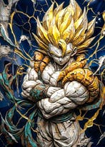 Makayhos - [Canvas L] Gogeta SSJ – Golden Dominion, Nieuw