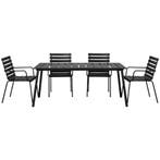 Serax X Maarten Baas Tuinset Groot Black Aligned -, Zo goed als nieuw, Aluminium, Tuinset