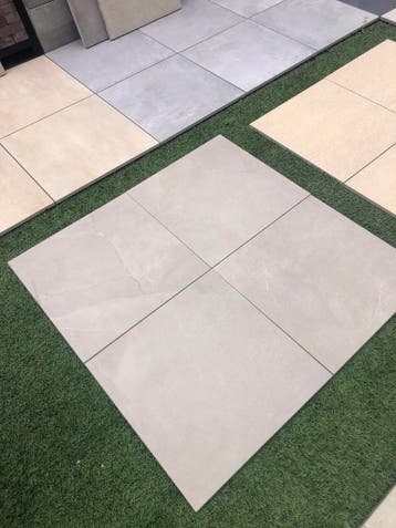 keramische terrastegels lichte kleuren 60x60x2 cm actie, Tuin en Terras, Nieuw, Keramiek, 10 m² of meer, Terrastegels