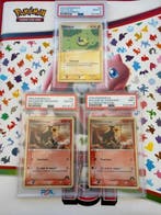 Pokémon - 3 Graded card - Malosse 62;62;64 Foil, Reverse, Hobby en Vrije tijd, Verzamelkaartspellen | Pokémon, Nieuw