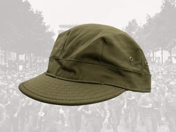 replica US ww2 HBT cap O.D.7, Verzamelen, Militaria | Tweede Wereldoorlog, Ophalen of Verzenden, Landmacht, Amerika, Kleding of Schoenen