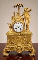 Pendule Louis Philippe - Verguld brons - 1800-1850