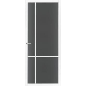 Skantrae binnendeur SSL 4409 88x211,5 (Wit, Stomp, Rookglas), 80 tot 100 cm, Binnendeur, Nieuw, Ophalen of Verzenden