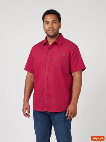 SHEIN Casual overhemden Heren maat L Rood Vintage, Ophalen of Verzenden, Nieuw
