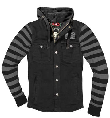 HolyFreedom Folsom Zwart Grijs Motor Zip Hoodie, Motoren, Kleding | Motorkleding, Jas | textiel, HolyFreedom, Nieuw met kaartje