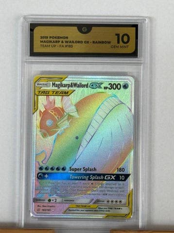 Pokémon - 1 Graded card - Magikarp 183/181 Alternate art -, Nieuw