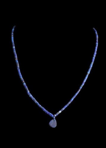 West-Aziatisch lapis lazuli Kleine kralenketting (Zonder