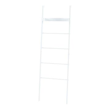 Kledingrek Øksnes ladderplank 160x50x27,5 cm wit [en.casa], Verzenden, Nieuw in verpakking