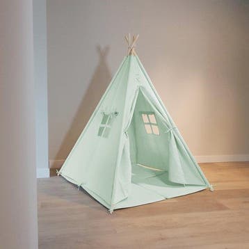 2dekans | Sunny Alba Tipi Tent Pastel Groen - Wigwam, Ophalen of Verzenden, Zo goed als nieuw