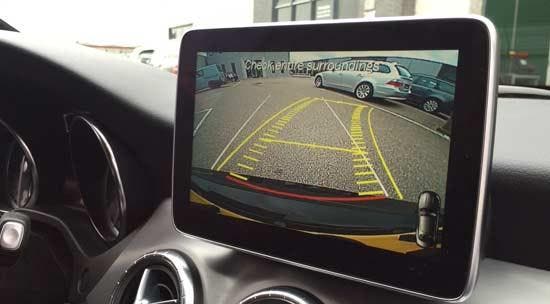 Mercedes achteruitrijcamera met inbouw, Auto diversen, Auto-accessoires, Nieuw, Verzenden