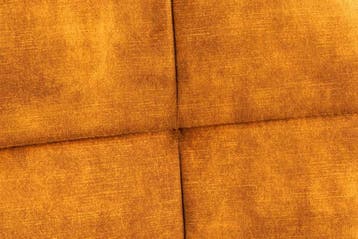Moderne fauteuil SCANDINAVIA mosterdgeel fluweel zwart, Ophalen of Verzenden, Nieuw