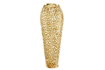 Filigraan design XXL vaas ABSTRACT BLAD 90cm goud, Huis en Inrichting, Woonaccessoires | Vazen, Ophalen of Verzenden, Nieuw