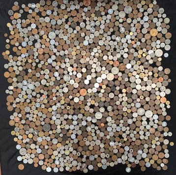Interessante gemengde vintage munt- en tokenencollectie -