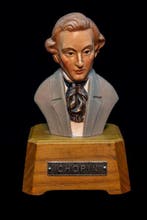 Buste Chopin Reuge Anri speeldoos - Muziekdoos - Italië -, Antiek en Kunst