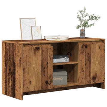 vidaXL Tv-meubel 102x37,5x52,5 cm bewerkt hout oud, Verzenden, Nieuw, Overige houtsoorten