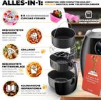 Heteluchtfriteuse 5 l met led-touchscreen, timer [120 min],, Witgoed en Apparatuur, Airfryers, Verzenden, Zo goed als nieuw