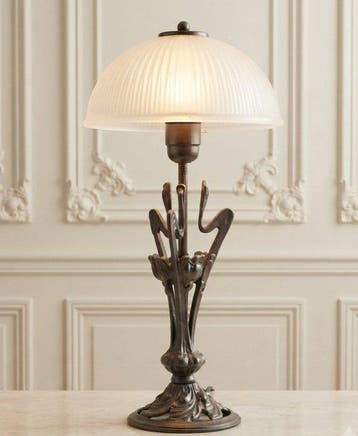 Tafellamp - Messing - Tafellamp in Art Nouveau-stijl