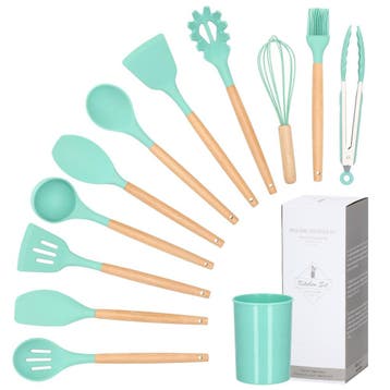 Kookgerei Set | 12 Delig | Groen, Ophalen of Verzenden, Nieuw