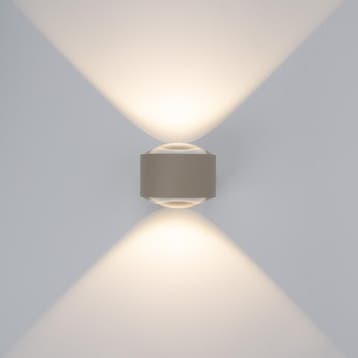 Scope Up en Down Muurlamp Champagne Binnenverlichting, Verzenden, Nieuw, Modern