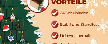 Kerst Adventkalender Kerstman (Voor in Huis), Verzenden, Nieuw