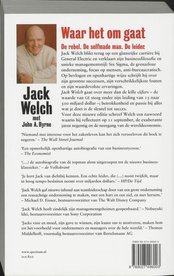 Jack Welch Waar Het Om Gaat 9789027496003 J.A. Byrne, Verzenden, Gelezen, J.A. Byrne