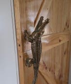Deurklink - 2026 - 47 cm goud gepolijst Croc