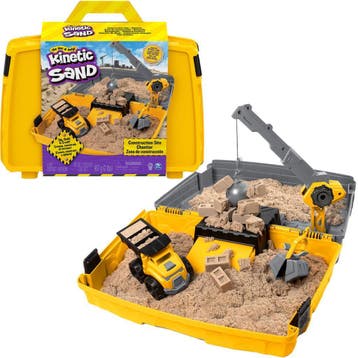 Kinetic Sand XL opklapbare zandbak bouwpplaats construction, Ophalen of Verzenden, Nieuw, Bouwen