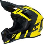Crosshelm UFO Quiver Geel Zwart, Motoren, Kleding | Motorhelmen, L, Nieuw met kaartje, Overige merken, Offroadhelm