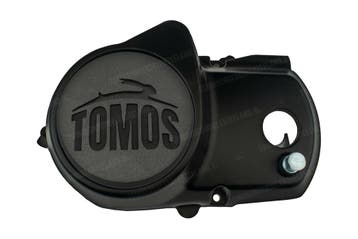 Tomos Afdekplaat met logo basic kickstartdeksel / vliegwi..., Ophalen of Verzenden, Nieuw, A.J. Bromfiets Parts B.V.