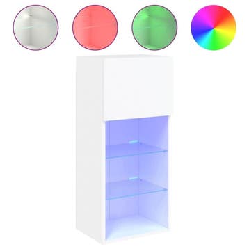 Zwevend Tv-meubel 90cm | Tweedekansje | OP=OP, Minder dan 50 cm, Gebruikt, Ophalen of Verzenden, Glas