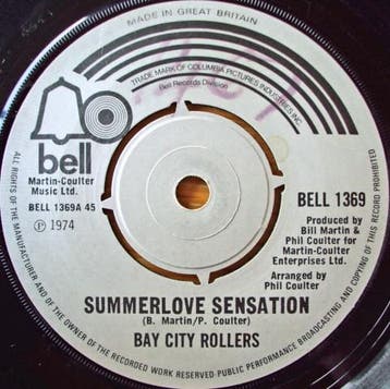 Bay City Rollers - Summerlove Sensation, Ophalen of Verzenden, Gebruikt