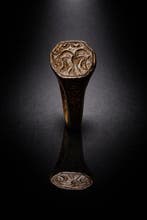 Vroegmiddeleeuwse Viking-stijl Zeer zeldzame Strijderring –