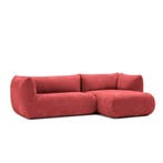 Loungebank Veendam - loungebanken - Rood, Nieuw, 125 tot 150 cm, Stof, 250 tot 300 cm