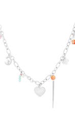 bedelketting loop dreams - zilveren kleur, Verzenden, Nieuw