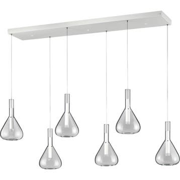 LED Hanglamp - Cinque Cipera - 6 Lichtpunten van 5.6 Watt -, Huis en Inrichting, Ophalen of Verzenden, Nieuw, Metaal, Overige fittingen