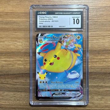 Pokémon Graded card - Flying Pikachu 25th Celebrations 007 -, Nieuw