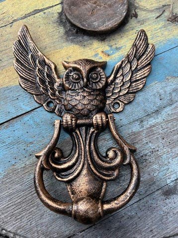 Decoratief ornament - Owl - Europa - Uil deurklopper