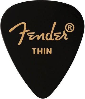 Fender 351 shape plectrum thin 12-pack, Ophalen of Verzenden, Nieuw, Akoestische gitaar