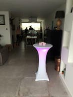 Led verlichte statafel, tafels, kubussen, led bollen huren, Ophalen, Nieuw