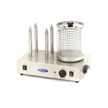 Worstenwarmer | 30–80°C | RVS/Aluminium/Glas | Vier, Verzenden, Nieuw in verpakking