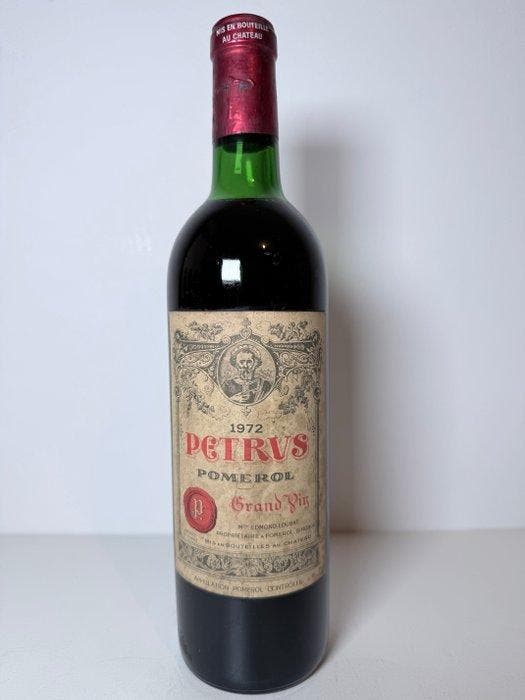 1972 Petrus - Pomerol - 1 Fles (0,75 liter), Verzamelen, Wijnen
