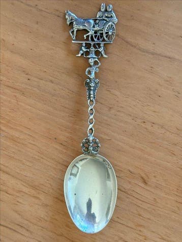 Wed. J.H. van der Meulen - Bestekset - Sjees - .835 zilver -